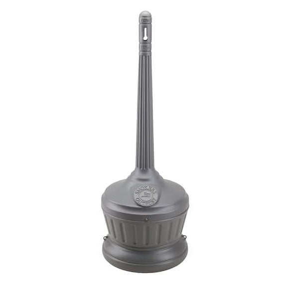Commercial Zone - 711303 16 Quart Outdoor Trash - Gray