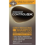 Just For Men Control GX , Grey Reducing 2 in 1 Shampoo & Conditioner 4 oz 1 ea (Pack of 6)