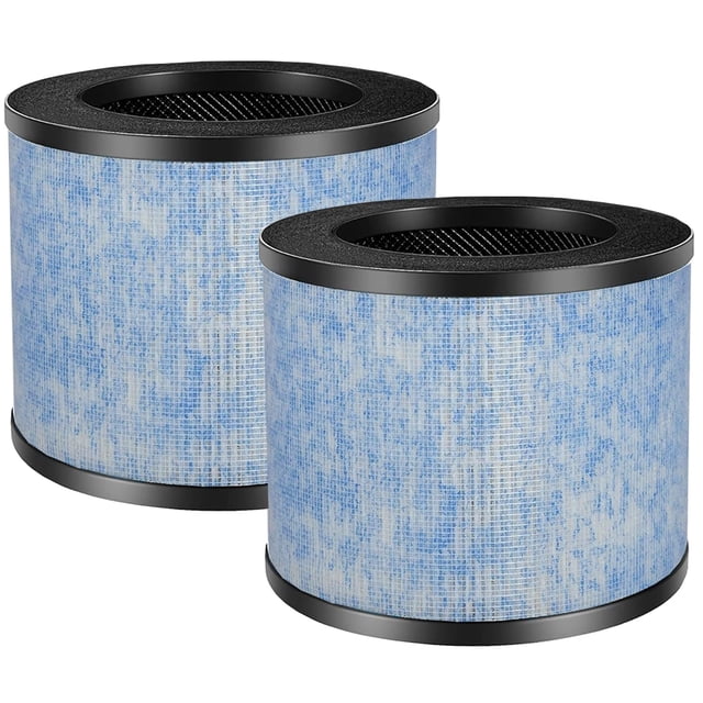 Skydiras F100 True HEPA Repalcement Filter, Compatible with Instant AP100 Small Air Purifier, Compare to F100 HEPA Filter, Removes Dust/Odors/Allerge