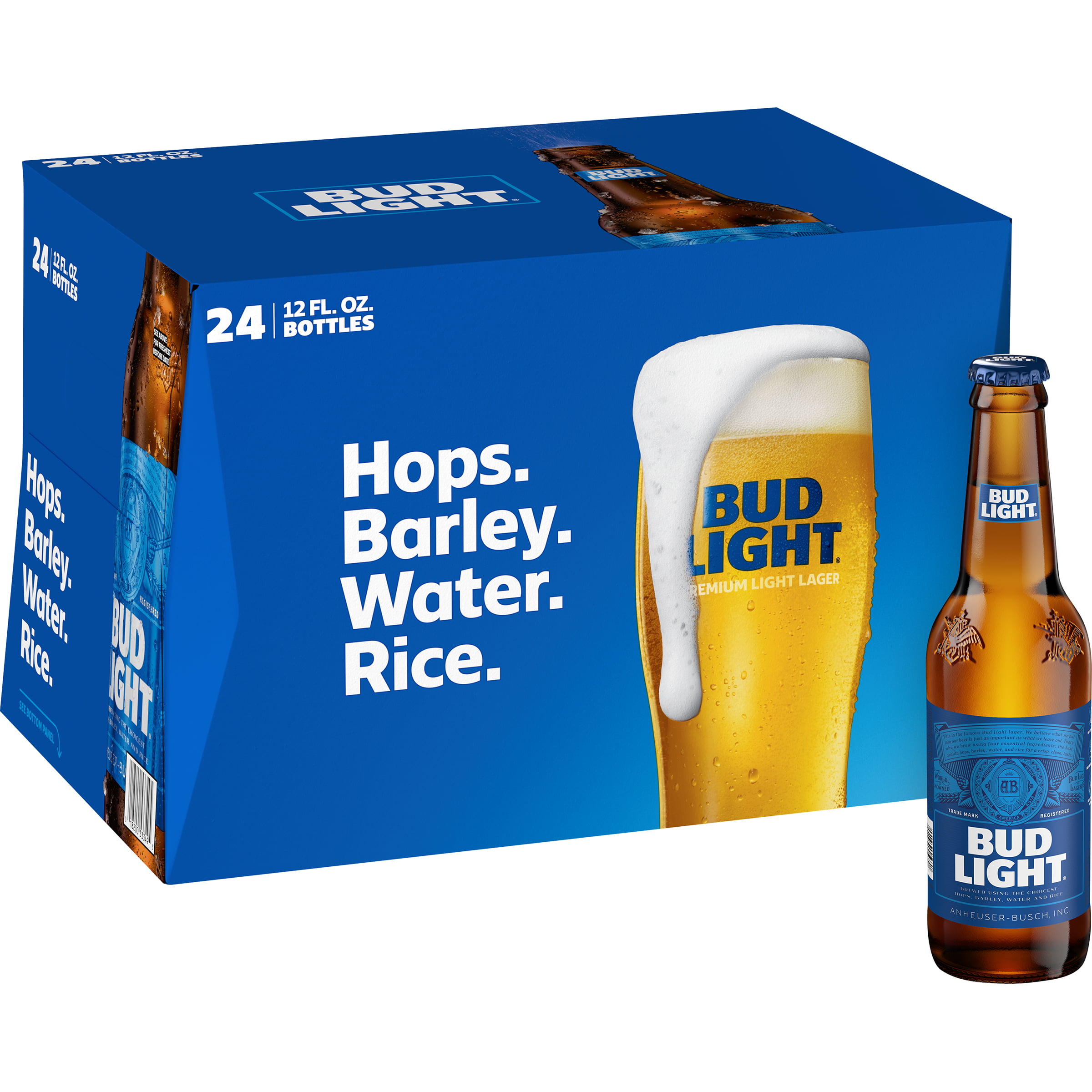 Bud Light Beer, 24 Pack 12 fl. oz. Bottles, 4.2 ABV
