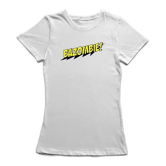 Bazombie! Comic Book Text Graphic Women's T-shirt