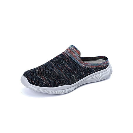 

Rotosw Women Flat Heels Slide Slippers Slip On Closed Toe Anti-slip Summer Casual Shoes