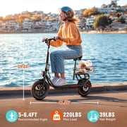 Electric Scooter for Adults – 8.5/10/12 Tires,Peak 500W-700W Motor, 15-30 Miles Range, Up to 20 MPH – Foldable Commuter Scooter for Men & Women