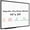 White Board, variant on JILoffice Magnetic Dry Erase Board 35" x 23" Kids Erasable Marker Board Office Whiteboard Wipe Off Board