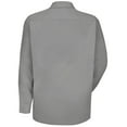 thumbnail image 2 of Red Kap Men's Long Sleeve Specialized Pocketless Work Shirt, 2 of 3