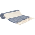thumbnail image 4 of Deerlux 100% Cotton Turkish Bath Towel, 40 x 70 Diamond Peshtemal Set of 2,  Navy, 4 of 9