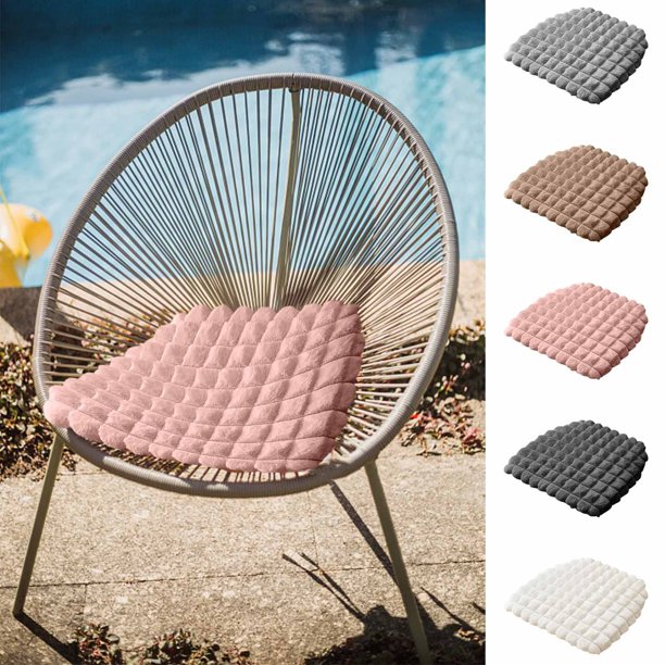 Almohadilla del cojín del asiento | Material de flor de seda engrosada | Relleno de EPE suave y cálido | Soporte para sillas y taburetes | Uso versátil de la oficina en casa | Fácil de limpiar |
