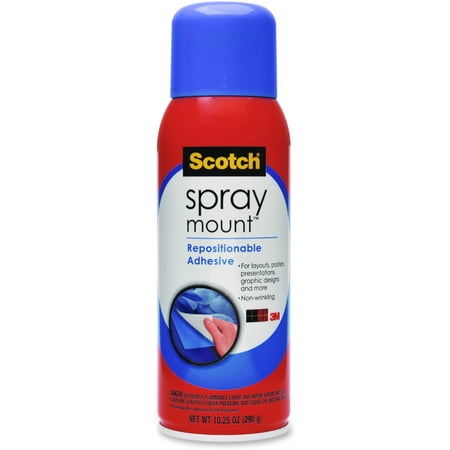 General Purpose Spray Adhesive - Scotch Spray Mount Artist's Adhesive, 10.25 oz, Repositionable Aerosol