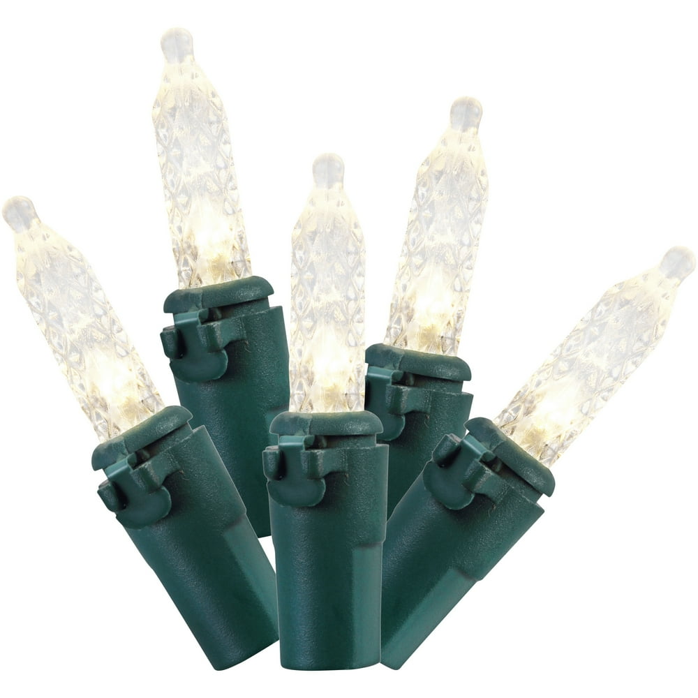 Holiday Time 240 LED Warm White M5 Lights, 54', 240 Count, Indoor and