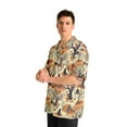 HYPERFAVOR Cat Halloween Quality Hawaiian Shirt,Cat And Graveyard