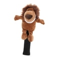 thumbnail image 4 of Animal Golf madera cubierta de cabeza funda de cabeza para Club de Golf novedad práctica antiarañazos Club recuerdo bolsa de Golf accesorios cubierta león marrón, 4 of 8