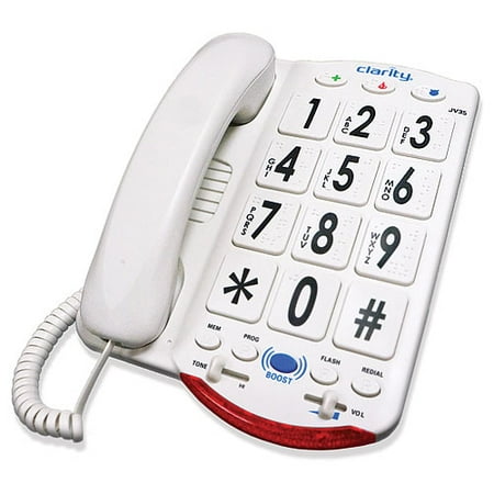 UPC 017229132344 product image for Plantronics JV35W Basic Phone with Talk Back Numbers | upcitemdb.com