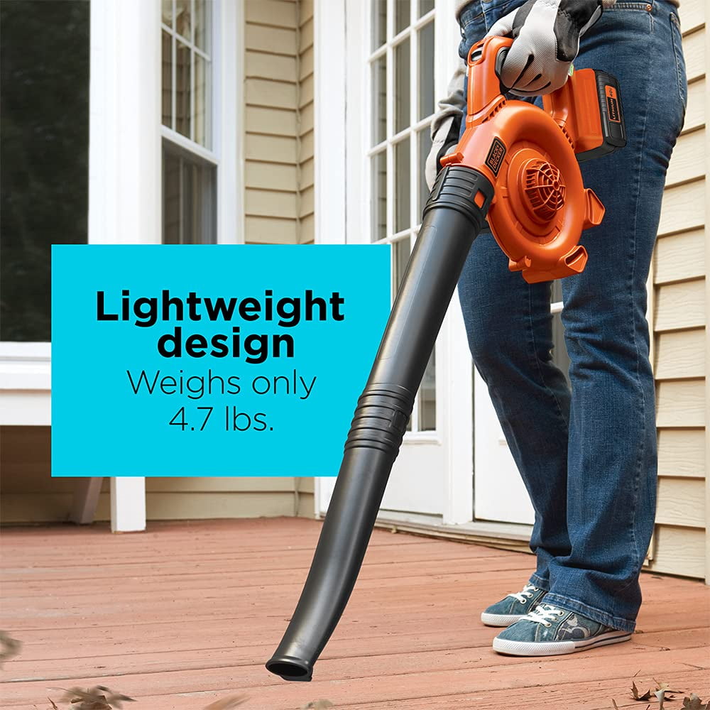 Black and decker cordless blower 40v hotsell