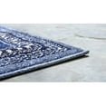 thumbnail image 2 of Unique Loom Tapis de Bordure Patchwork la Jolla 5' x 8' Rectangle Bleu/ivoire, 2 of 5