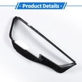 thumbnail image 5 of Unique Bargains Headlight Lens Cover Headlight Headlamp Lense Clear Lens Cover for Audi A4 2016-2019 Black,Clear Pc 1 Pc Front Right Car, 5 of 6