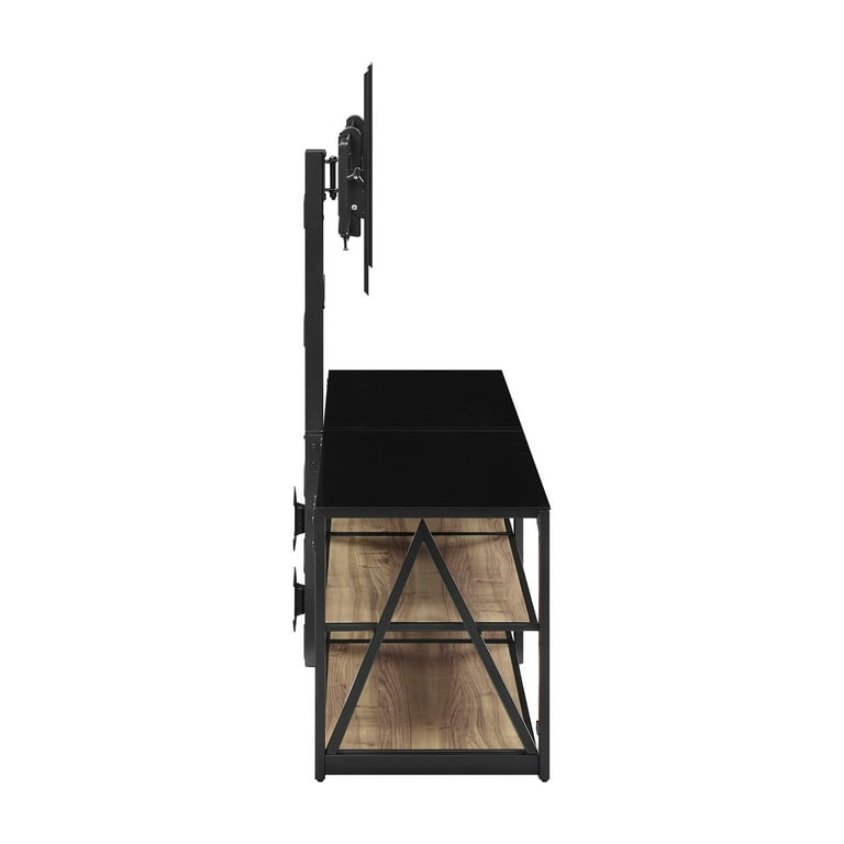 Whalen Spectrum 3-in-1 TV Stand for TVs up to 82”, Brown Whalen Spectrum 3-in-1 TV Stand for TVs up to 82”, Brown