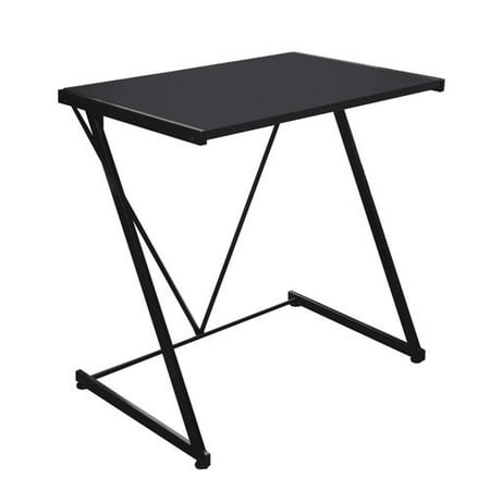 Urban Shop Z Shaped Student Desk Black Walmart Com