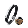 thumbnail image 1 of Pulsera de Hombre  Esclava Acero Inoxidable color negro, 1 of 4
