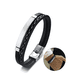 thumbnail image 1 of Pulsera de Hombre  Esclava Acero Inoxidable color negro, 1 of 4