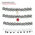 thumbnail image 4 of BodyJ4You Ensemble de 12 Pcs Collier Ras-du-Cou Breloques Colorées Extensible Élastique Bijoux Femmes Fille Enfants Coffret Cadeau, 4 of 8