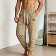 thumbnail image 2 of Lutiedan Mens Joggers Pants Quick Dry Athletic Workout Running Track Gym Pants High Waist Drawstring Sports Pants with Pocket, 2 of 6
