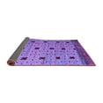thumbnail image 2 of Ahgly Company Indoor Square Oriental Purple Modern Area Rugs, 7' Square, 2 of 4