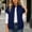 Navy, variant on NominalSnug Women Short Sleeve Quilted Vest Stand Collar Zip Up Lightweight Padded Outerwear With Side Pockets