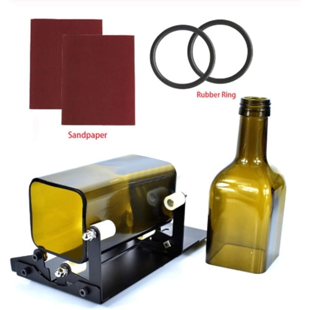 Version Bottle Cutting Machine, Glass Bottle Cutter, Round, Square, Oval Bottle and Bottle Neck, for Cutting Wine Beer Whiskey Alcohol Champagne Liquor Bottles