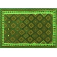 thumbnail image 1 of Ahgly Company Indoor Rectangle Oriental Green Traditional Area Rugs, 5' x 7', 1 of 1