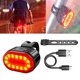 thumbnail image 4 of Luz trasera LED para bicicleta linterna de bicicleta luz roja de seguridad recargable USB Lámpara de seguridad de ciclismo resistente a la intemperie, Sunnimix Luces de bicicleta, 4 of 8
