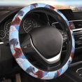 thumbnail image 6 of Bingfone Red And White Bird Couple Steering Wheel Cover - Universal 15 Inches Car Steering Wheel Covers Grip Auto Internal Accessories, 6 of 6