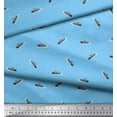 thumbnail image 3 of Soimoi Polyester Crepe Fabric Shoes Men Print Fabric by The Yard 42 Inch Wide, 3 of 3