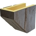 thumbnail image 6 of Ekena Millwork 8"H x 10"D x 72"W Pecky Cypress Faux Wood Fireplace Mantel Kit with Ashford Corbels, Natural Honey Dew, 6 of 10