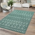 thumbnail image 5 of Paco Home Indoor & Outdoor Rug with Geometric Pattern in Turquoise - 2'8" x 4'11" (3'x5'), 5 of 5