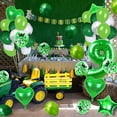thumbnail image 5 of Green 9th Birthday Decoration, 9th Birthday Party Decoration with Numbers 9 Balloon Confetti Star Heart Giant Foil Balloon for Kids, Boys, 5 of 7
