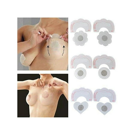 - NK Nipple Covers Pairs Adhesive Pasties Sticky Bra Petal Tops Disposable 30 Or 60PCS