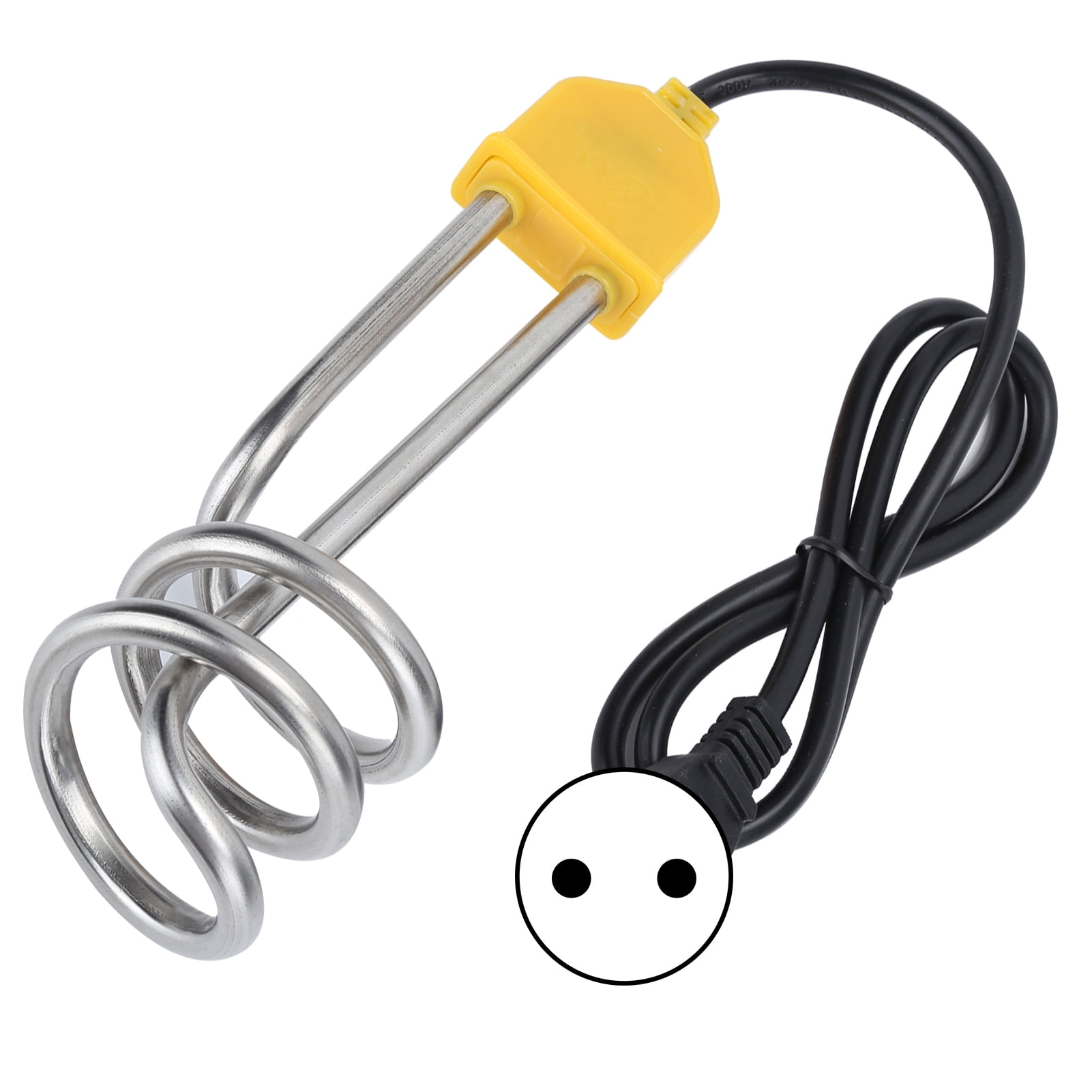 Tebru Electric 250 Volts 1500 Watts Immersion Water Heater for Bathtub