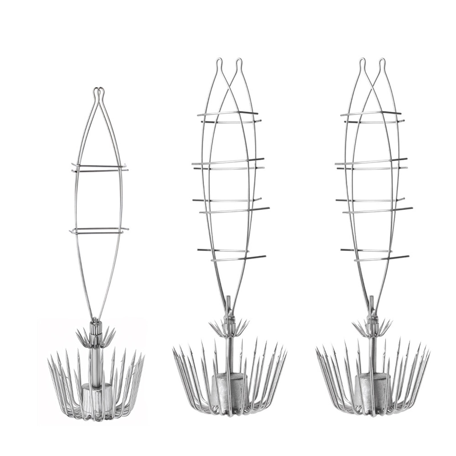 Double Umbrellas Jigs Hook Fishing Tackle Two Layer Squid Hook 22/24/26 Sharply Fish Hook Fishing Accessories