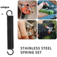 thumbnail image 3 of KAKOWELY pruning shear springs 6pcs Stainless Steel Spring Function High Branch Shear Spring Heavy Duty Extension Springs For Garden Tools Self Closing Gate Latch And Trailer Ramp Latch, 3 of 5