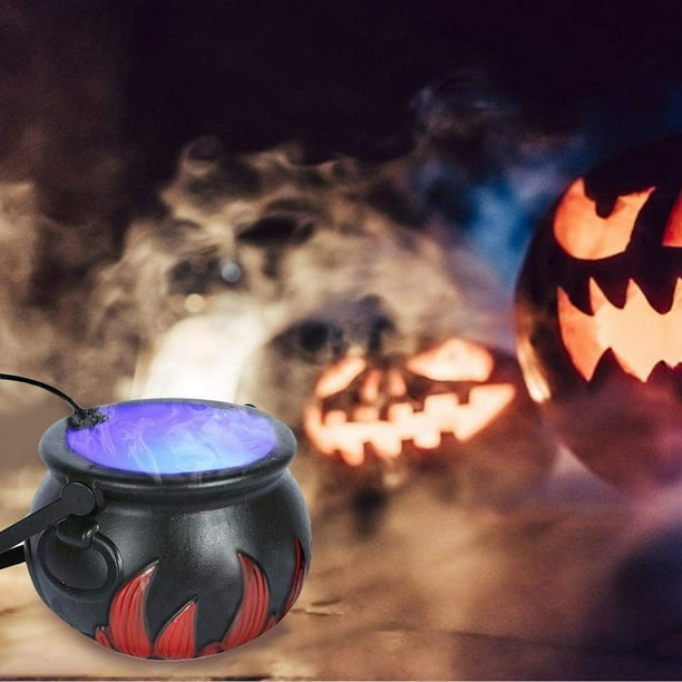 Maquina De Humo Caldero De Brujas Con Máquina De Humo LED Efecto