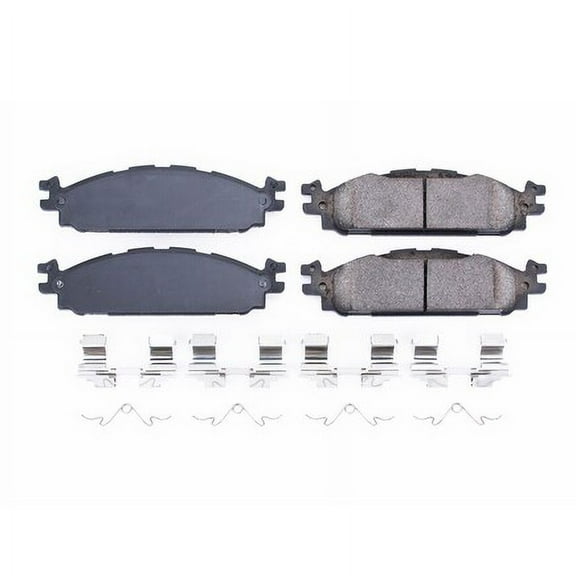 PowerStop 17-1508 Disc Brake Pad Set Ford, Lincoln Disc Brake Pad Set - Front