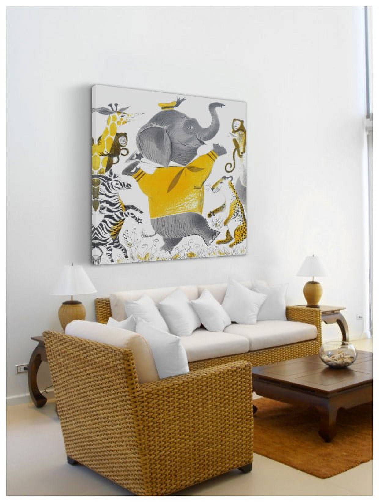 Marmont Hill "Wild Animals" by Curtis Painting Print on Canvas