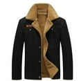 thumbnail image 1 of Qertyioot Hauts pour Hommes Mode Veste Décontractée Extérieure à Manches Longues Manteau Chaud, 1 of 3