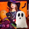 thumbnail image 5 of 11in Cute Halloween Ghost Plush Pillow White Ghost Plush Toy Sofa Pillow Halloween Decoration Home Furnishings Cushion Cover Cotton Doll, 5 of 5