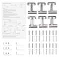 thumbnail image 4 of WOWOW Bathroom Hardware Hook Brushed Nciklel Set Of 6, 4 of 4