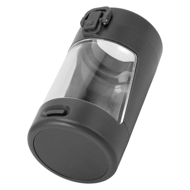 Frasco Con Luz Led y Lupa Frasco Portátil para Almacenar Cigarrillos Contenedor HerméTico Transparente Con Cuchara Lupa Iluminada Botella de Vidrio Ornamental
