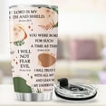 thumbnail image 4 of Christian Bible Verse Travel Cup, Inspirational Scripture Quotes Gift 20oz Stainless Steel Insulated Tumbler, Religious Faith Drinkware for Women, Men, Church Members, 4 of 6