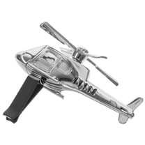 Phenofice Helicopter Aroma Diffuser Silver Alloy Car Air Freshener 1 Set