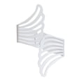thumbnail image 7 of Evideco French Home Goods Angel Wings White Curtain Tiebacks, 7 of 7