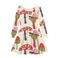thumbnail image 4 of Suhoaziia Princess Dress Up Clothes for Little Girls Size 3-4 Years Colorful Cartoon Mushroom Print Playwear Long Sleeves Corset JumpskirtFrendy Self Cultivation Outwear, 4 of 7